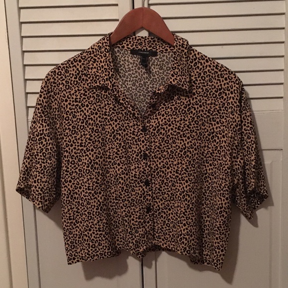 Leopard print crop top - Picture 5 of 5